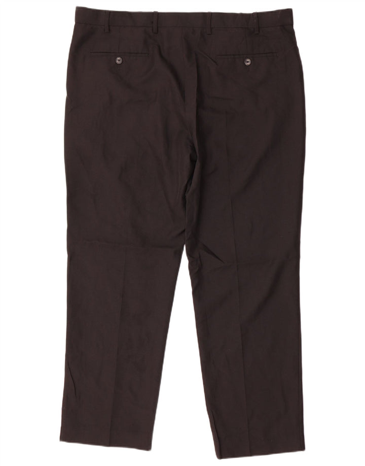 MARKS & SPENCER Pantalón chino de corte regular para hombre W40 L29 Negro