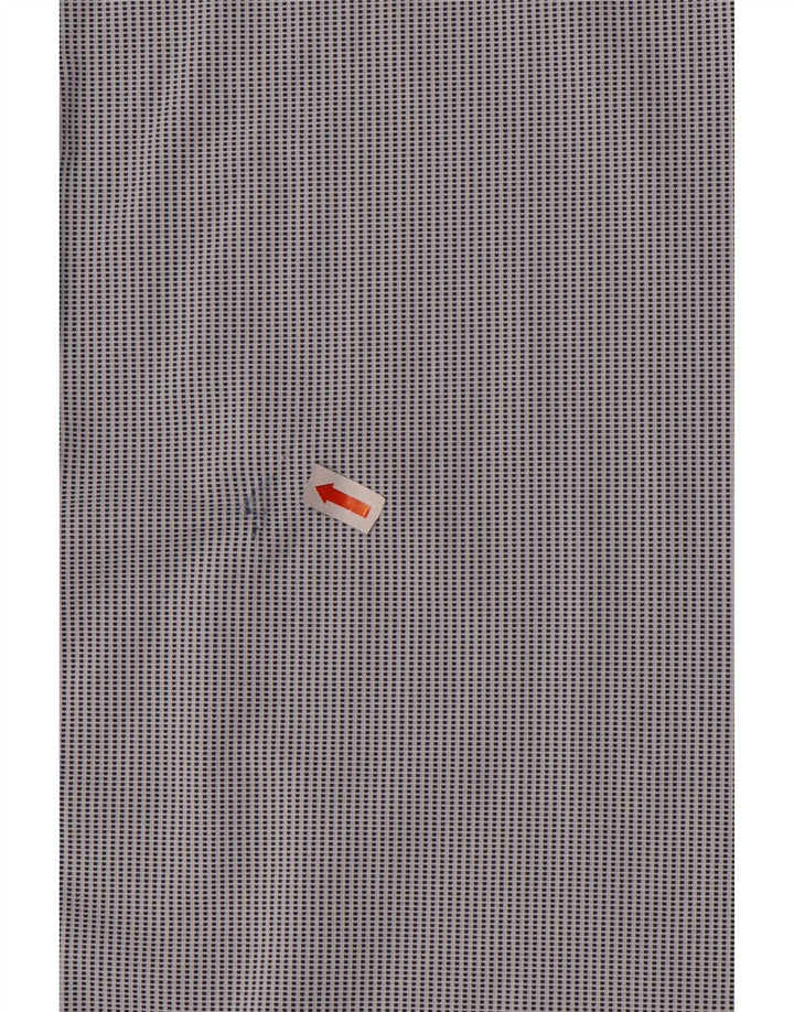 Camisa Hugo Boss Hombre Regular Fit Talla 41 16 Grande Poliamida Con Manchas Azules