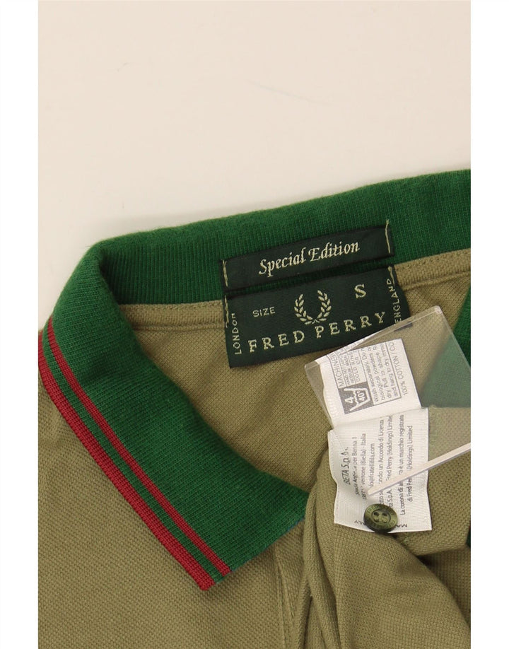 FRED PERRY Polo Hombre Pequeño Algodón Verde