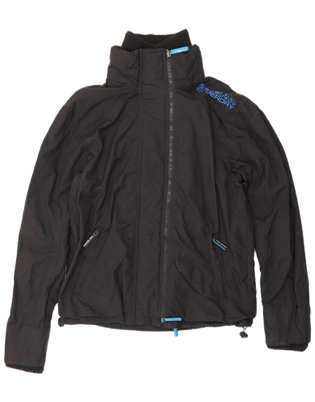 SUPERDRY Chaqueta cortavientos The Windcheater para mujer UK 40 Medium Black