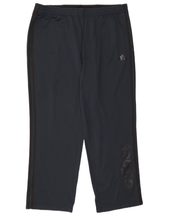 Adidas Hombre Climalite Graphic Chándal Pantalones XL Azul Marino Poliéster