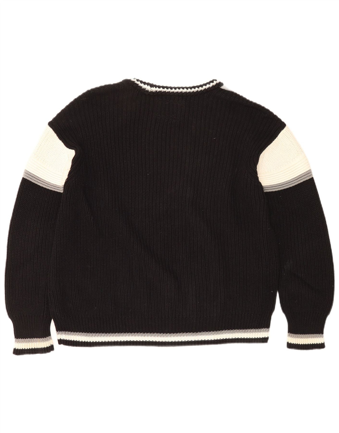 Superdry Jersey con cuello redondo y gráfico en bloques de color negro mediano para hombre