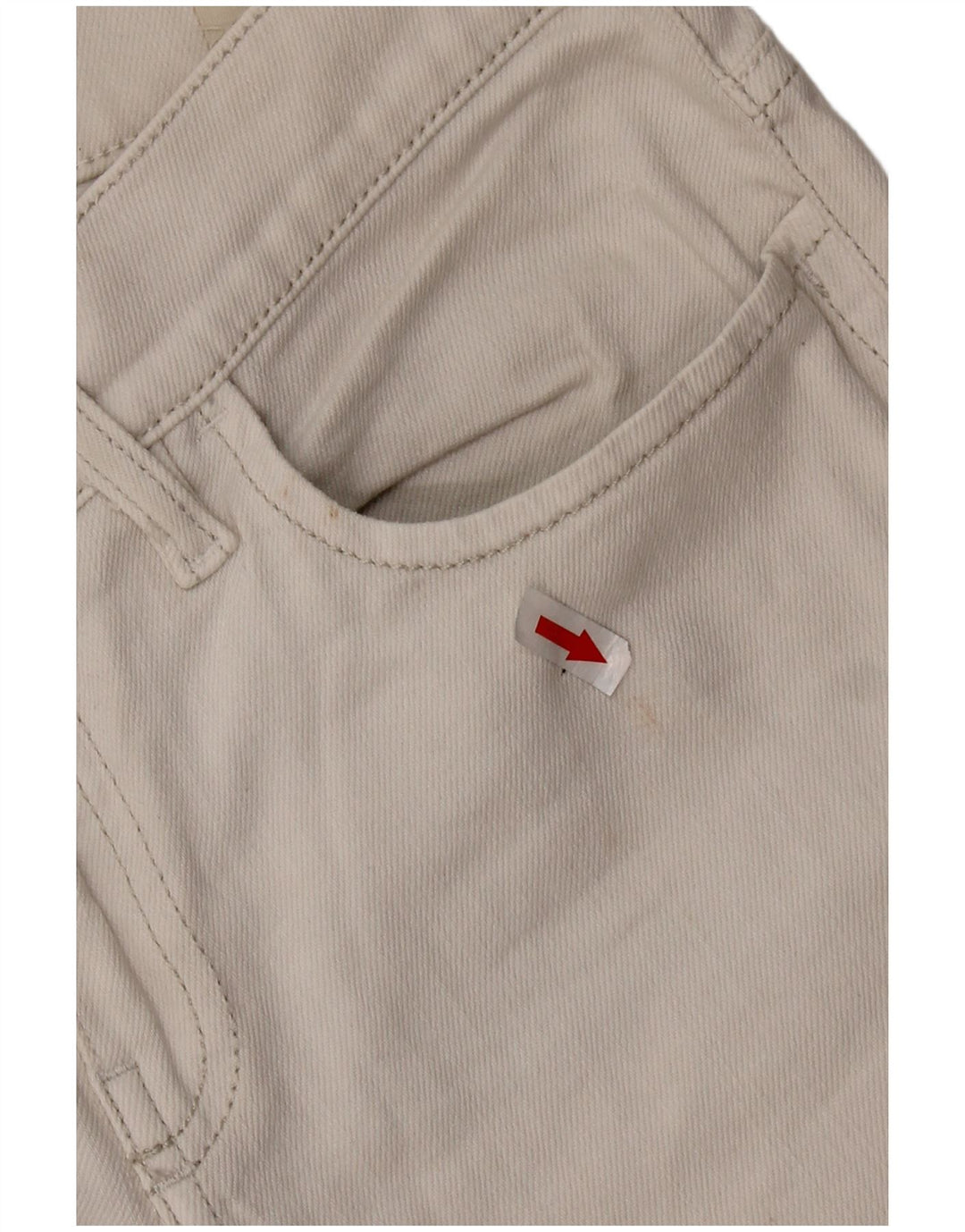 DIESEL Vaqueros Liv Slim Rectos W27 L24 Algodón Blanco Mujer