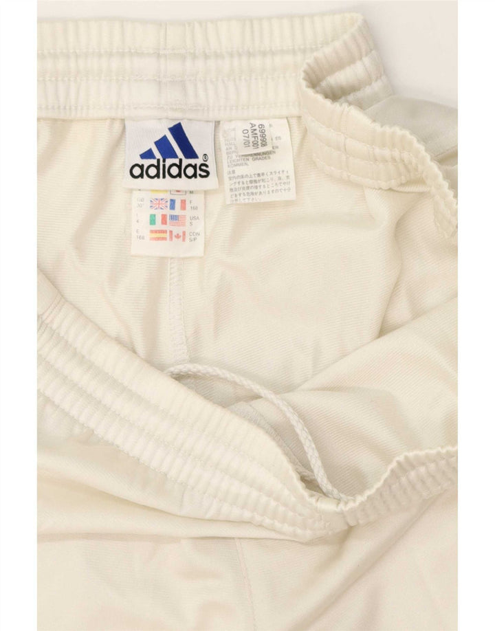Pantalón De Chándal Adidas Hombre Mediano Blanco Poliéster