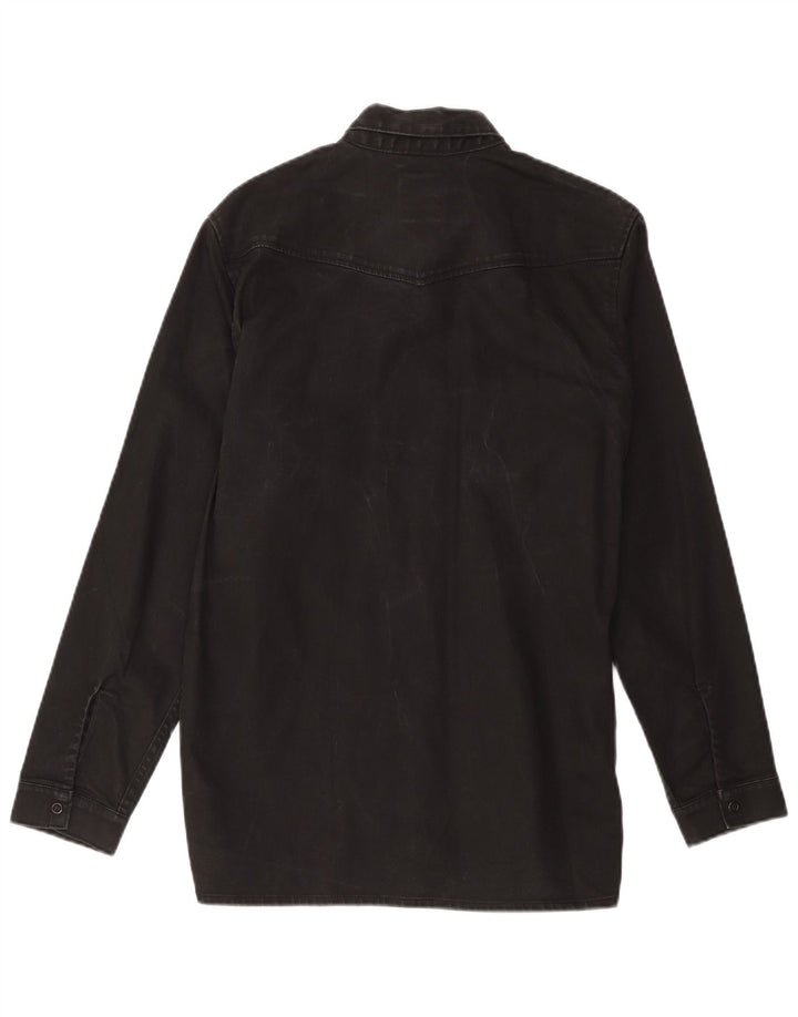 Levi's Camisa Vaquera Pequeña De Algodón Negro Para Hombre