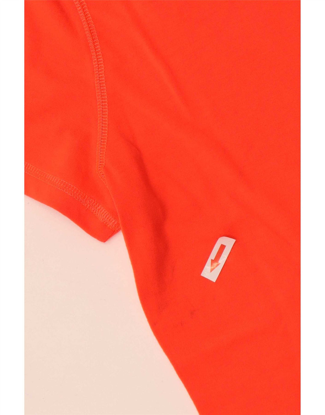 Adidas Mujer Climalite Camiseta Top Reino Unido 12/14 Mediano Naranja