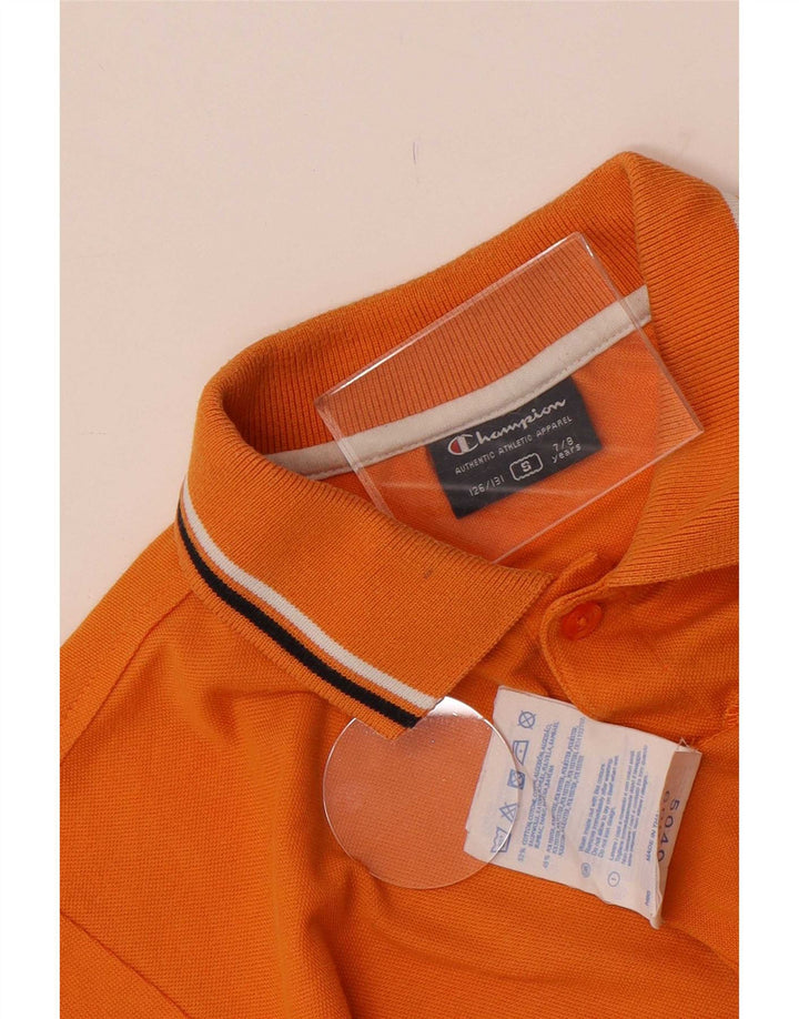 Champion Polo para niño 7-8 años Pequeño Naranja Algodón