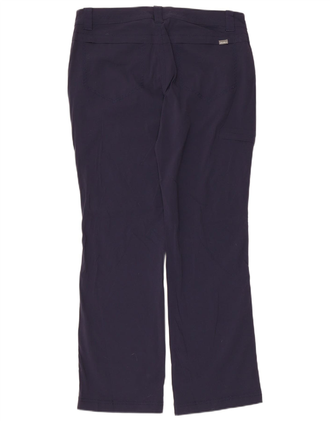 Eddie Bauer Pantalones cargo rectos para mujer US 8 Medium W32 L28 Azul marino