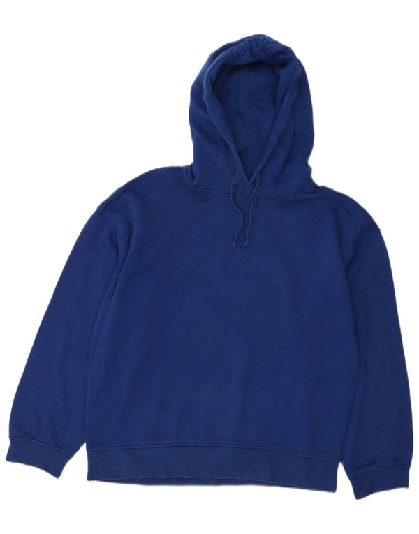 Zara Womens Oversized Hoodie Jumper UK 10 Small Blue