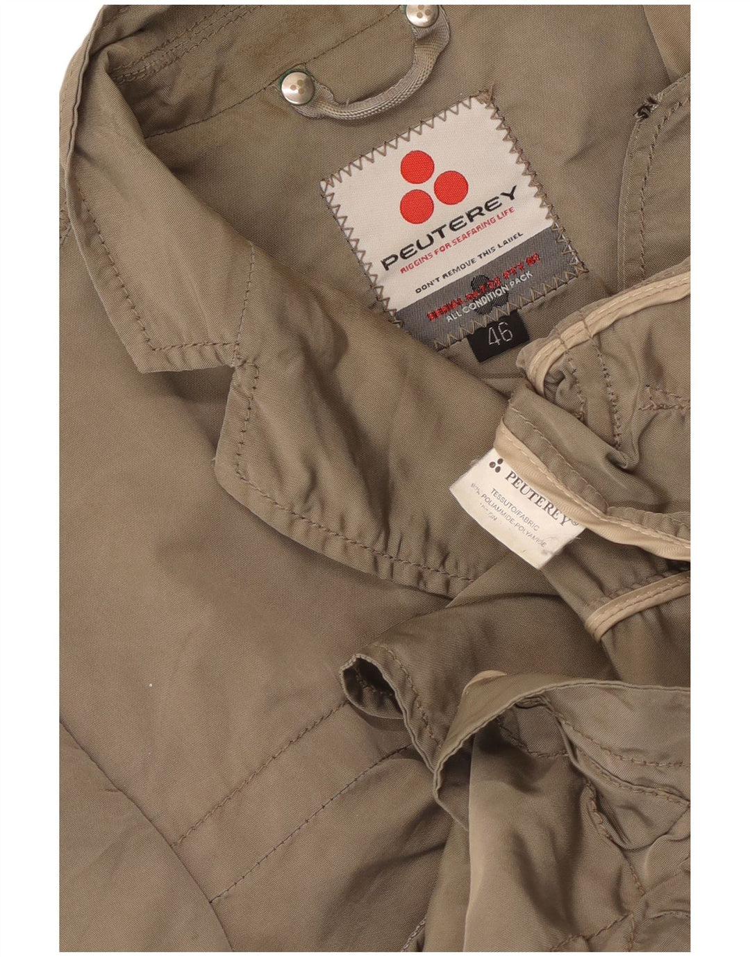 PEUTEREY Chaqueta utilitaria para mujer IT 46 Poliamida gris grande