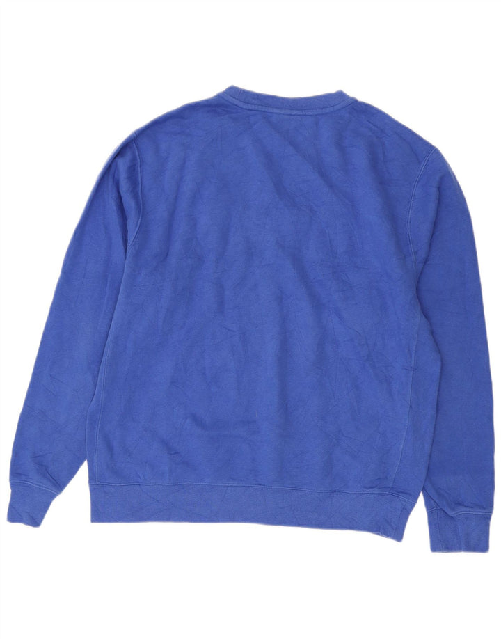 Nike Hombre Sudadera Gráfica Jersey De Algodón Azul Medio