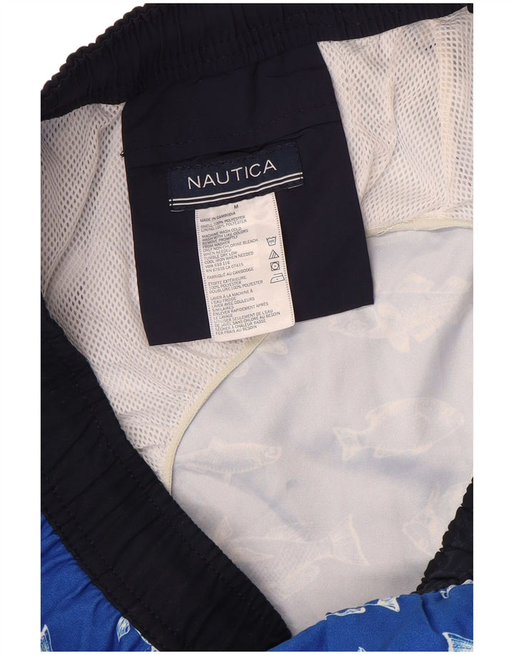 NAUTICA Bañador Hombre con Estampado Abstracto Azul Medio Poliéster