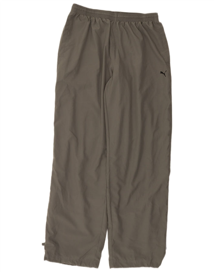 Pantalón De Chándal Puma Hombre Grande Gris Poliéster