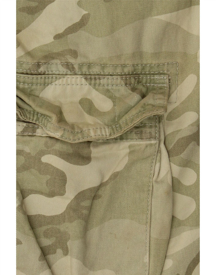 Superdry Chaqueta militar extragrande de manga 3/4 para mujer, talla 44, color caqui mediano