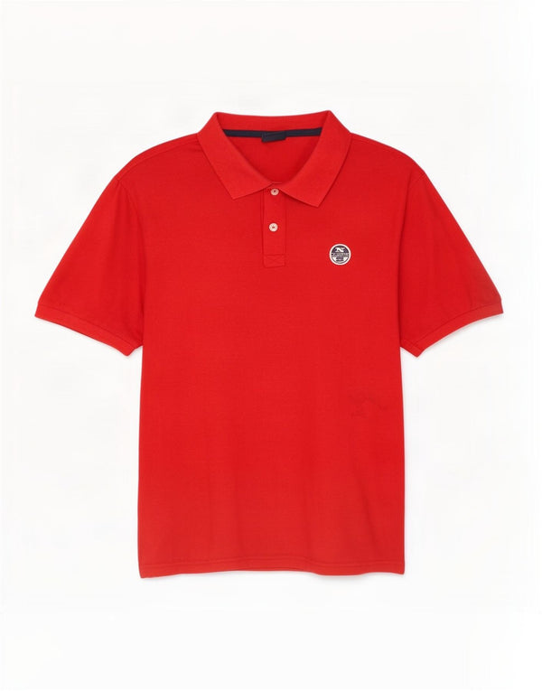 Polo North Sails Hombre Algodón Rojo Medio