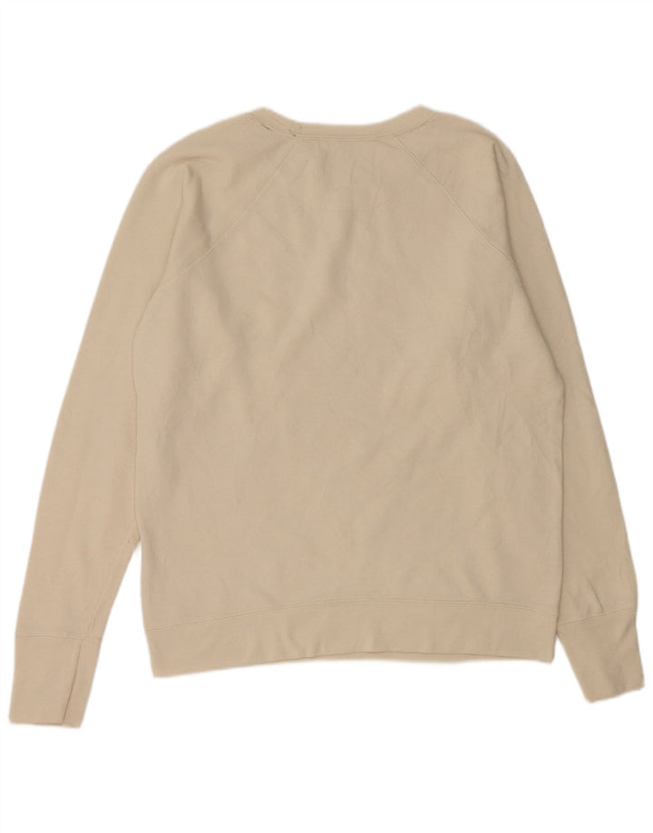 CHAMPION Sudadera con capucha para hombre Jumper Large Off White Poliéster