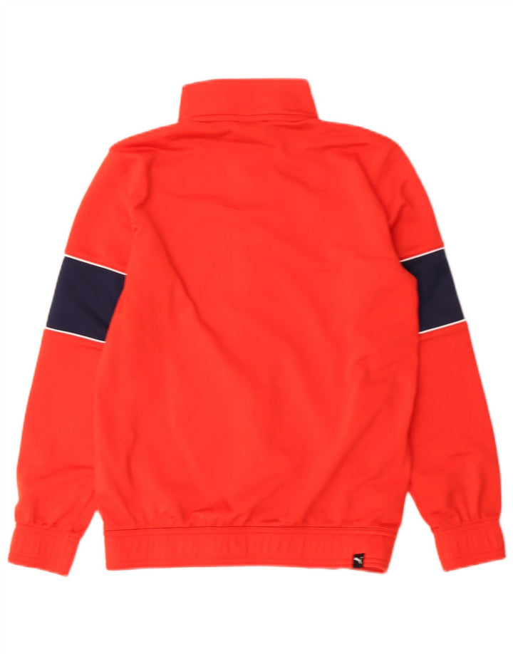 Puma Chaqueta de chándal para niño 11-12 años Rojo Colorblock Poliéster