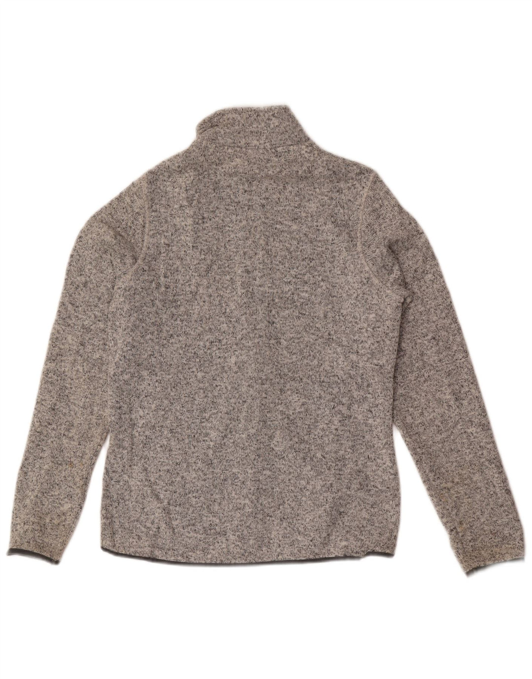 Eddie Bauer Chaqueta superior de chándal para mujer Reino Unido 14 Poliéster moteado gris medio