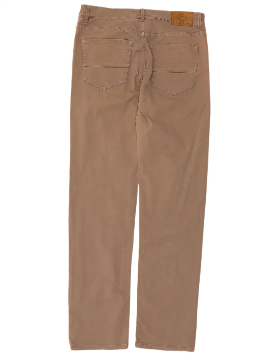 Pantalón Casual Hombre Trussardi Recto W35 L33 Poliéster Beige