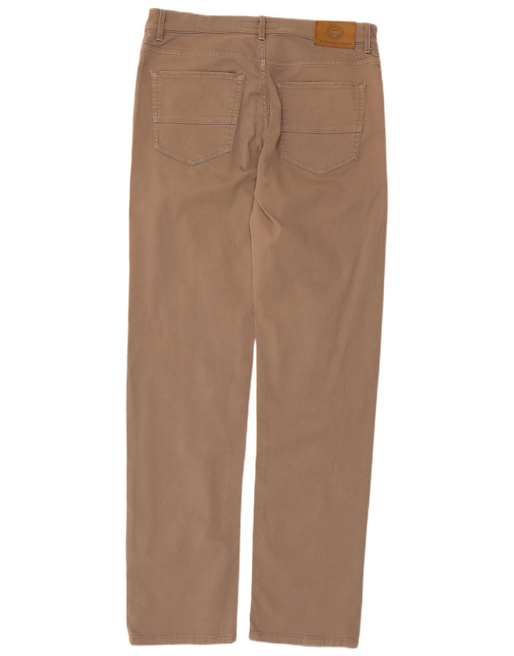 Pantalón Casual Hombre Trussardi Recto W35 L33 Poliéster Beige
