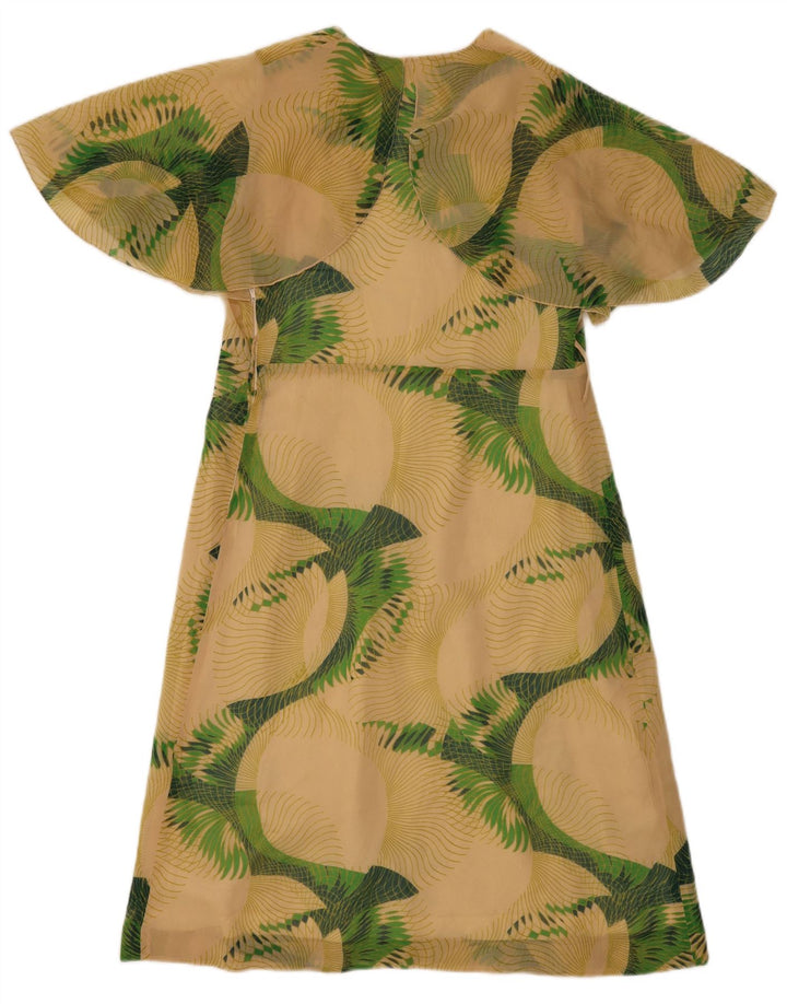 Bagarry Vestido Acampanado IT 44 Medio Beige Floral
