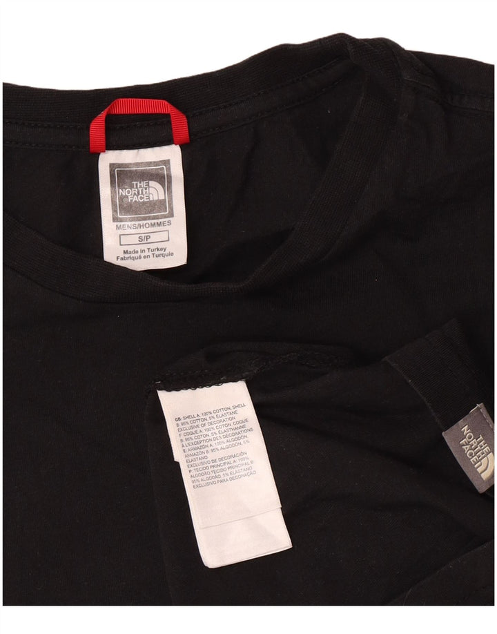 The North Face - Camiseta para hombre, talla pequeña, algodón negro