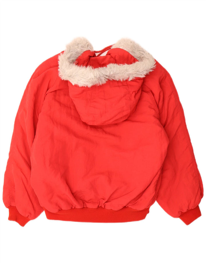 Faciba Chaqueta acolchada extragrande con capucha para mujer EU 42 Large Red Polyamide
