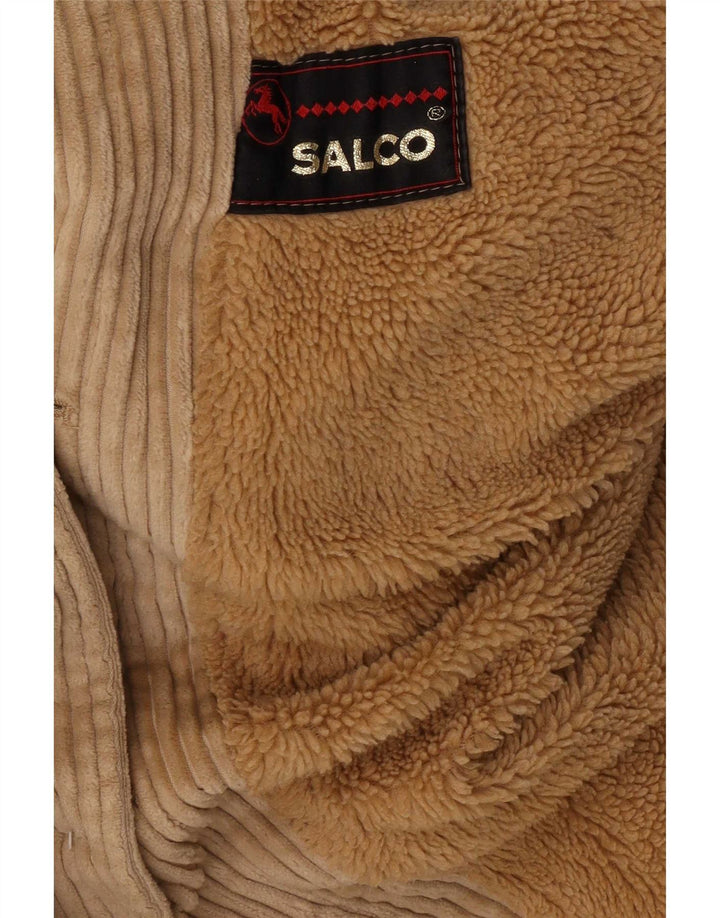 Salco Abrigo de pana para mujer Reino Unido 44 Beige medio