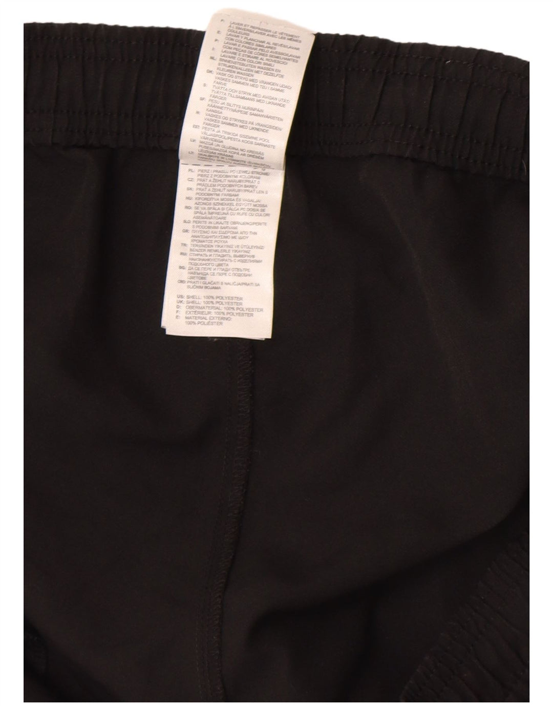 Adidas - Pantalones cortos deportivos para hombre, talla grande, poliéster negro