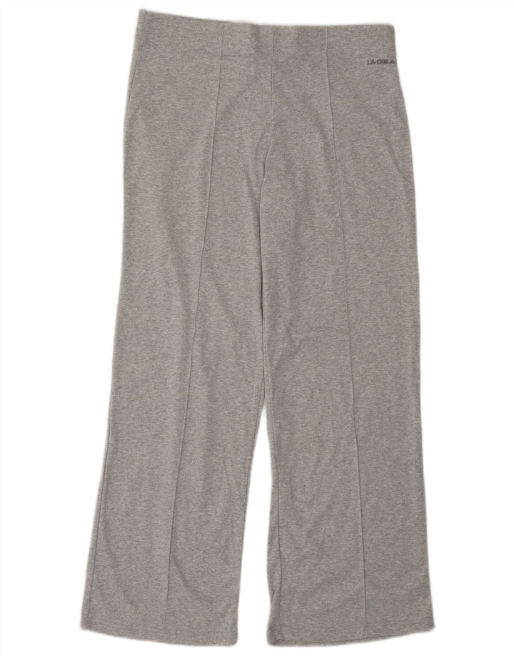 La Gear Pantalones de chándal para mujer UK 46 Large Grey Poliéster