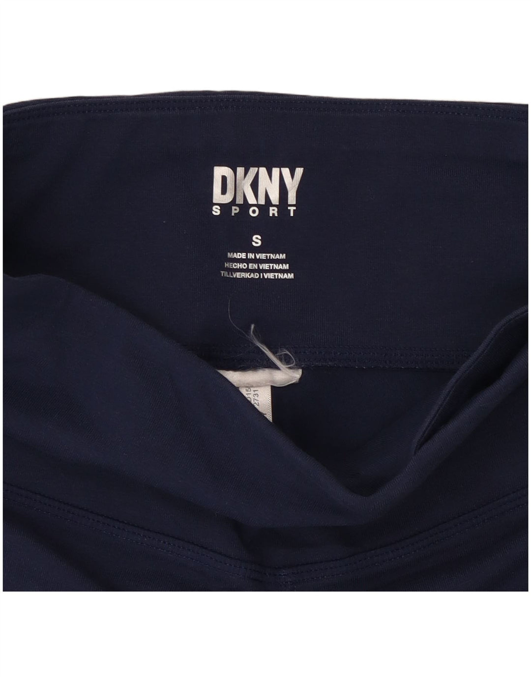 Dkny Leggings gráficos para mujer UK 8 Small Azul marino Colorblock
