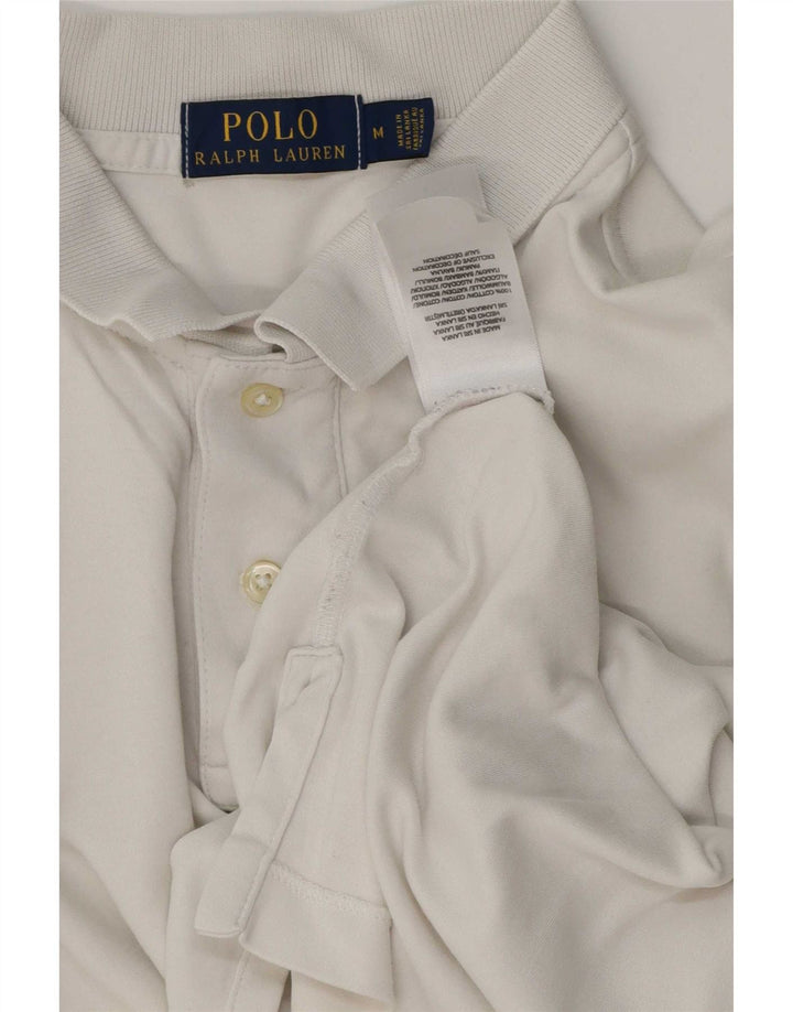 Camisa Polo Ralph Lauren Hombre Algodón Blanco Mediano