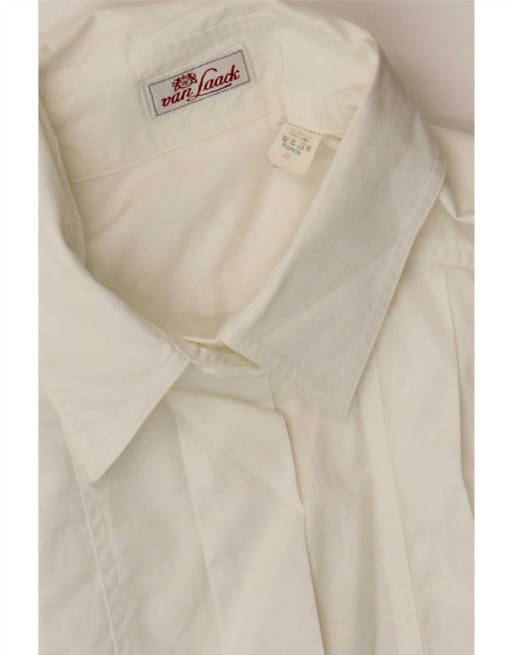 Camisa Van Laack Mujer EU 38 Mediano Blanco Algodón