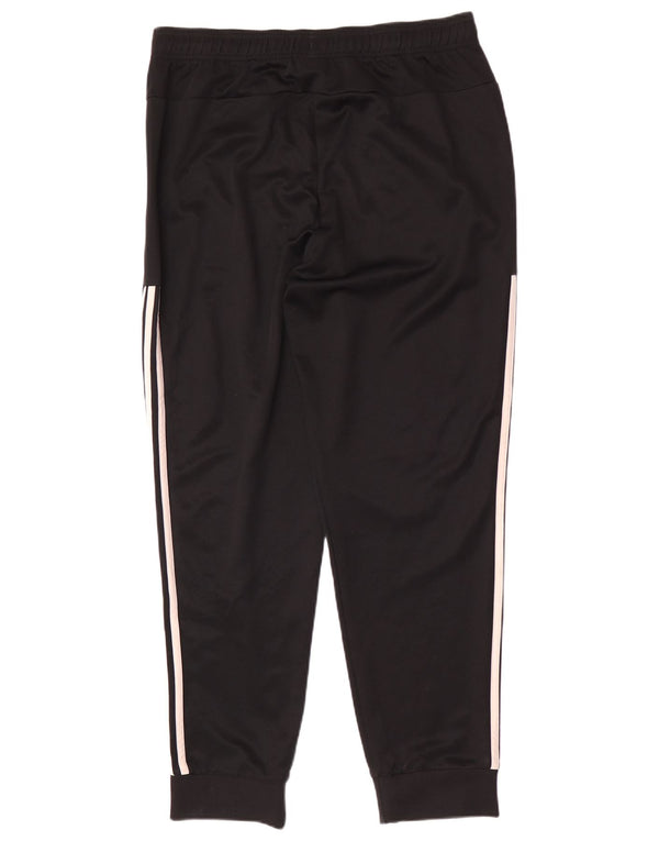 Adidas Hombre Pantalones De Chándal Joggers Grande Negro Poliéster