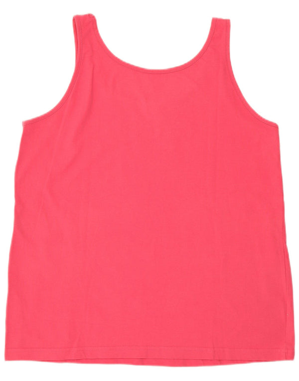 Adidas Mujer Graphic Vest Top UK 20/22 XL Rosa