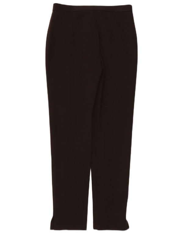 Luisa Spagnoli Pantalones informales ajustados para mujer IT 42 Medium W28 L30 Marrón