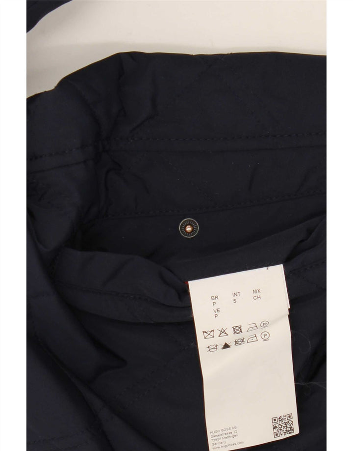 Hugo Boss Chaqueta reversible para hombre UK 36 Small Poliamida negra