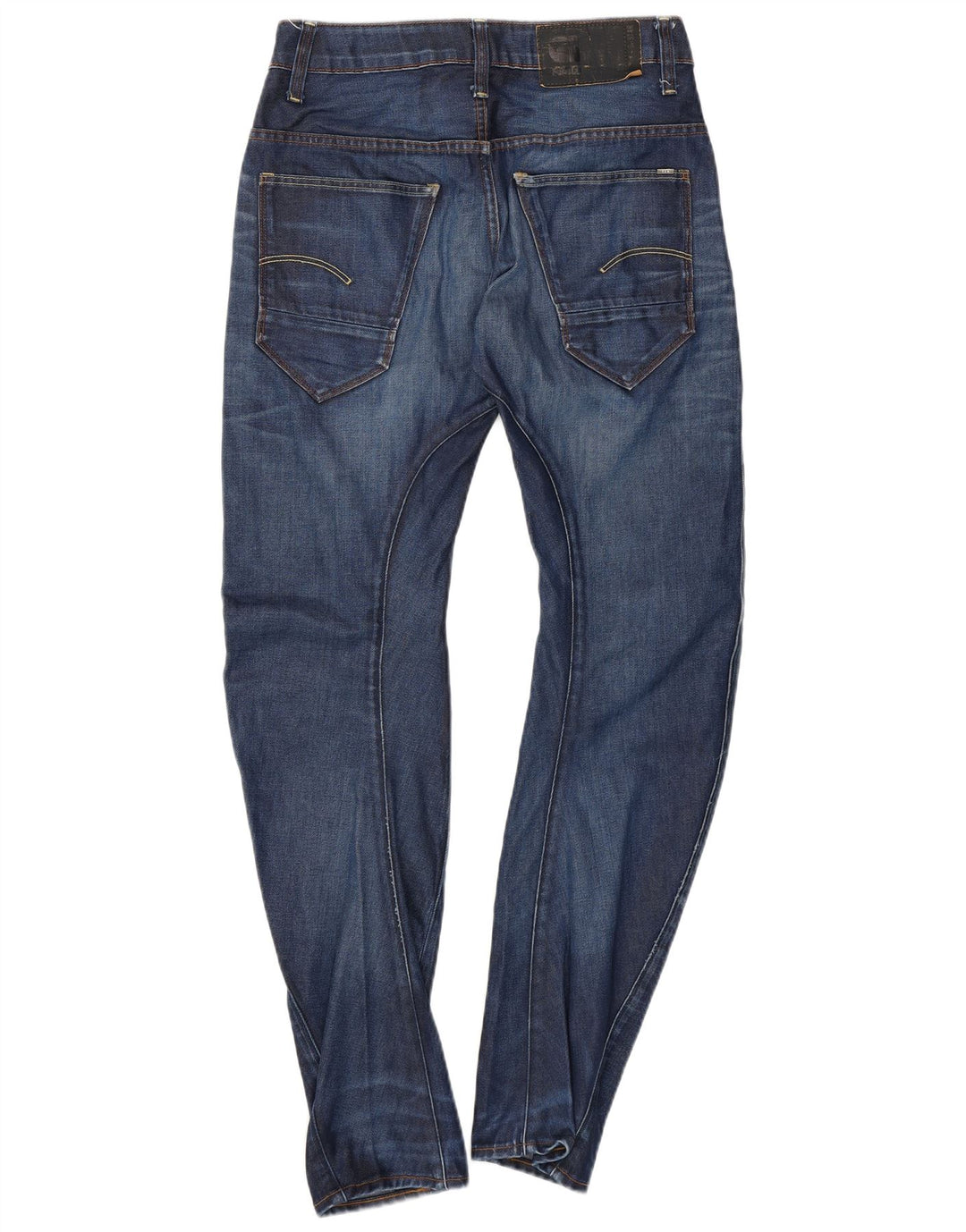 Vaqueros ajustados desgastados 3D Arc para hombre G-Star W28 L32 Algodón azul