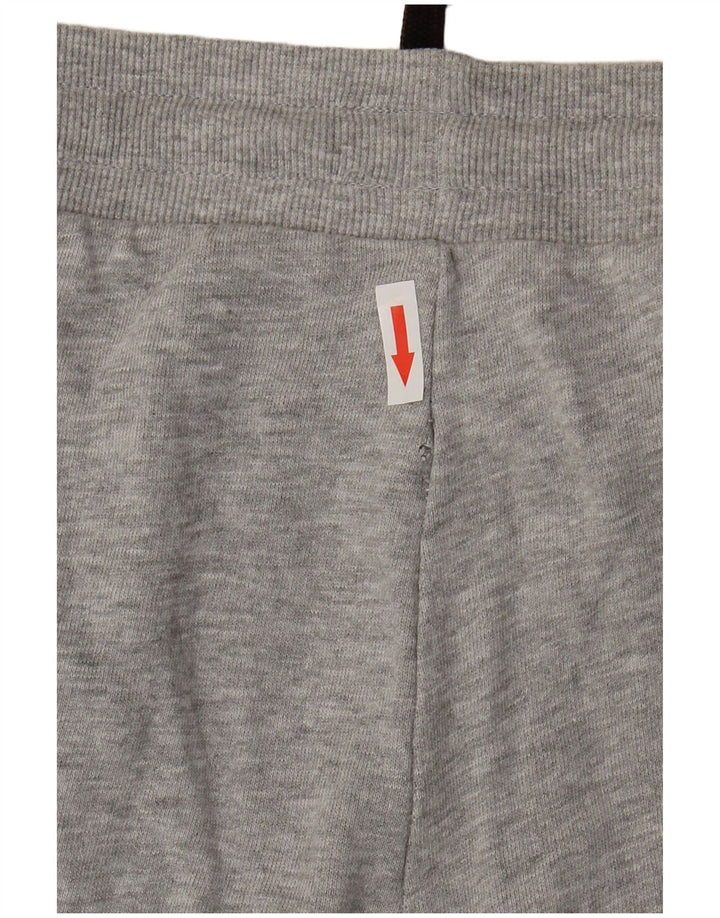 KAPPA Hombre Pantalones De Chándal Gráfico Joggers Gris Medio Colorblock