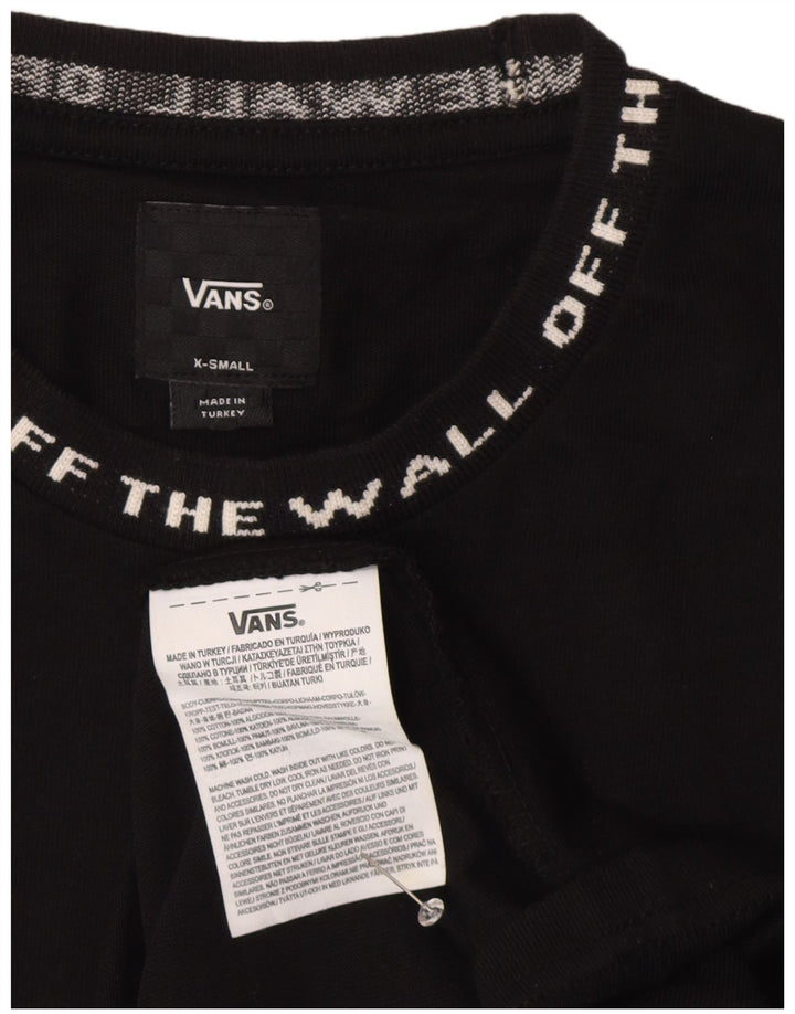 Vans Camiseta gráfica para hombre Top XS Algodón negro