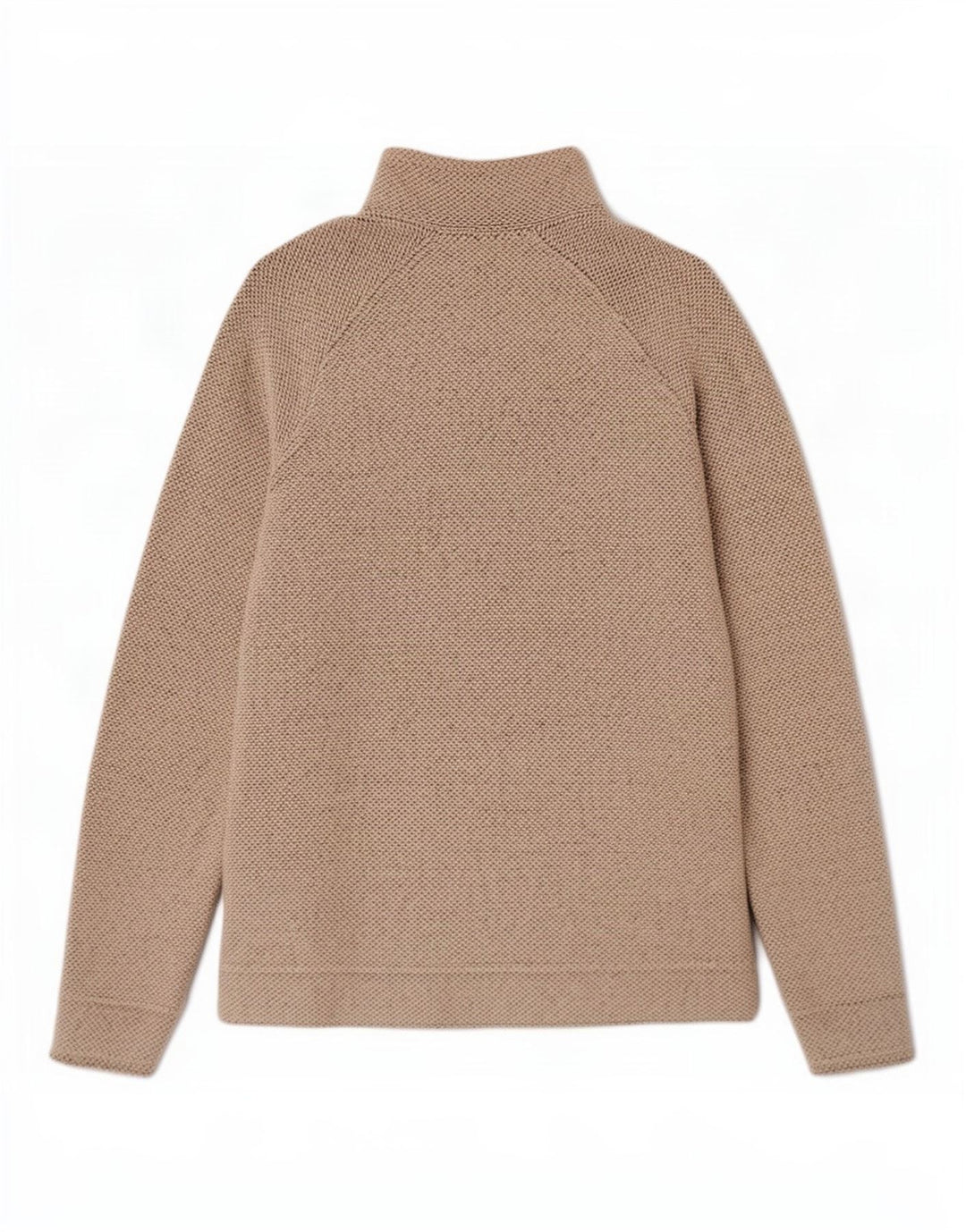 Weird Fish Sudadera con cuello y cremallera para mujer, talla 40, algodón gris medio