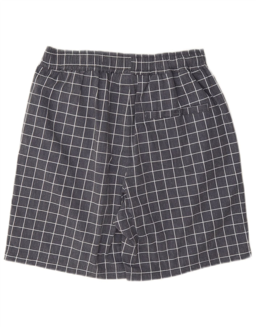 Fila Shorts deportivos para hombre XS Gris Cuadros Poliéster