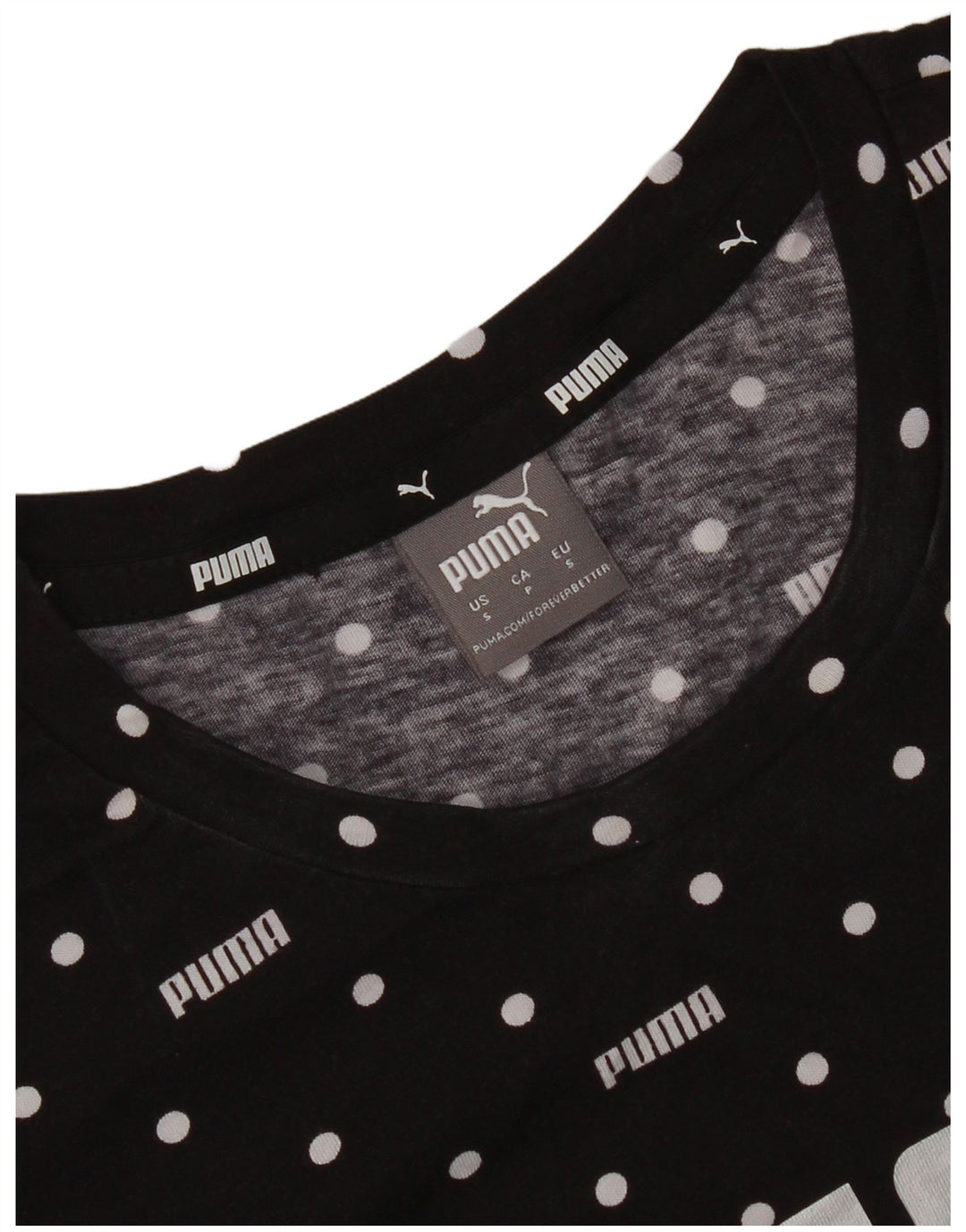 Puma - Camiseta gráfica para hombre, talla pequeña, color negro