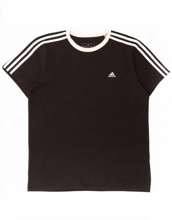 Adidas Camiseta Mujer Top UK 12/14 Medium Negro Algodón