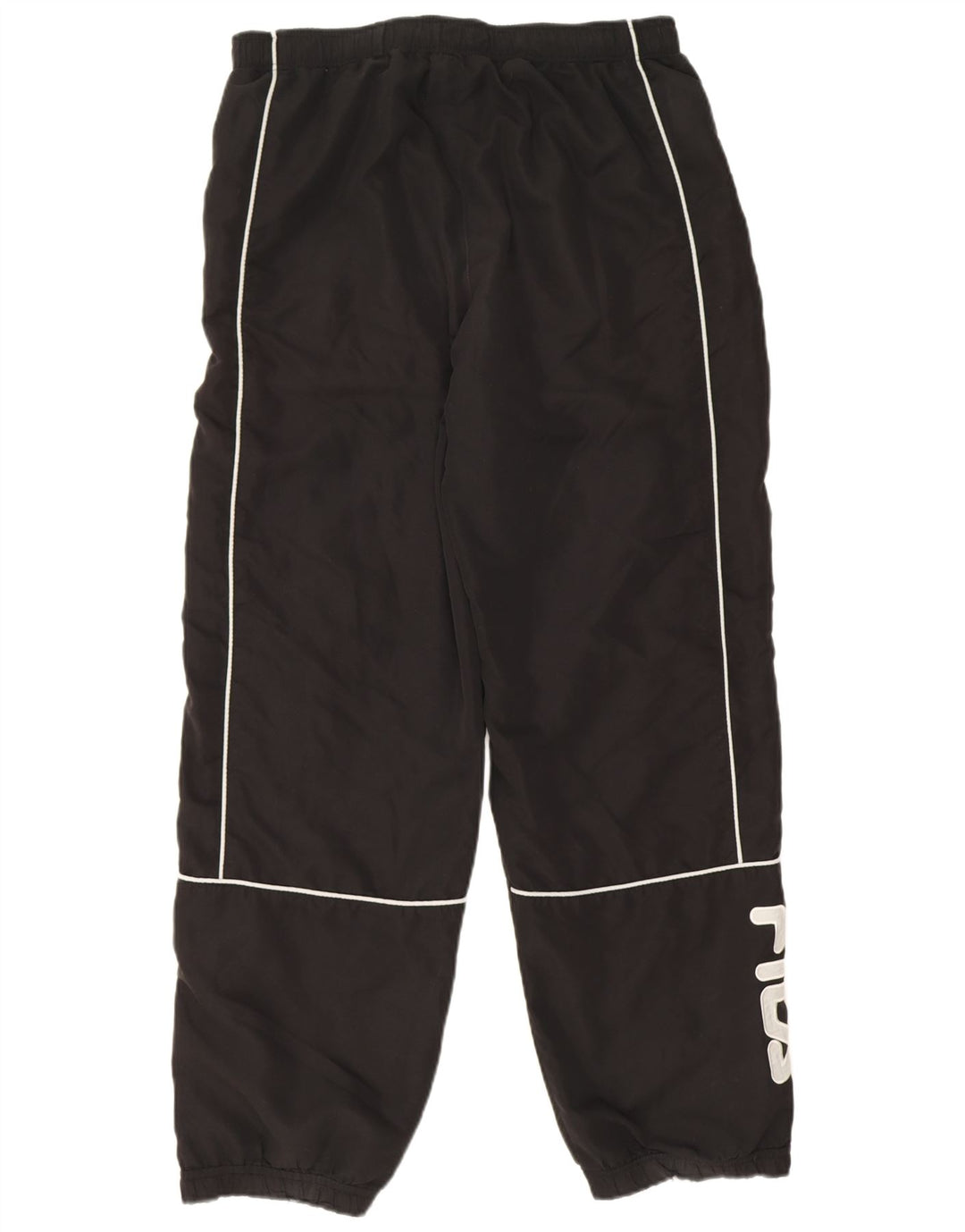 Fila Hombre Pantalones De Chándal Joggers Grande Poliéster Negro