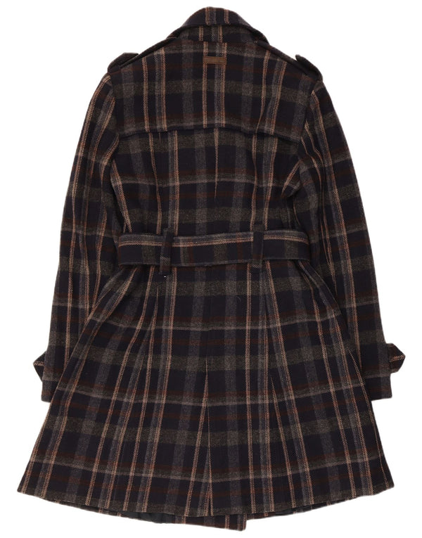Marlboro Classics Gabardina para mujer IT 44 Medium Black Check