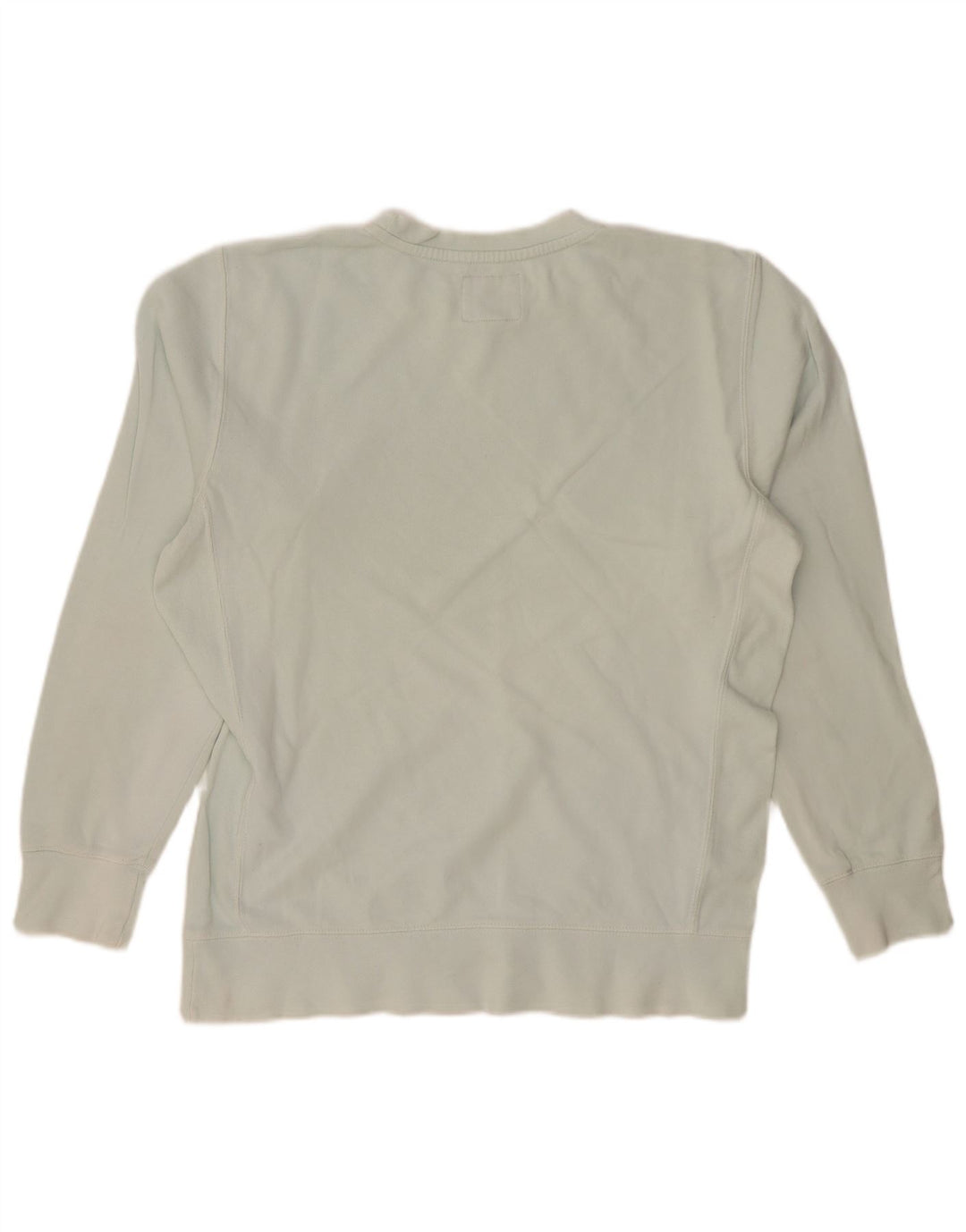 AMERICAN EAGLE Sudadera estampada para hombre Jersey de algodón azul medio