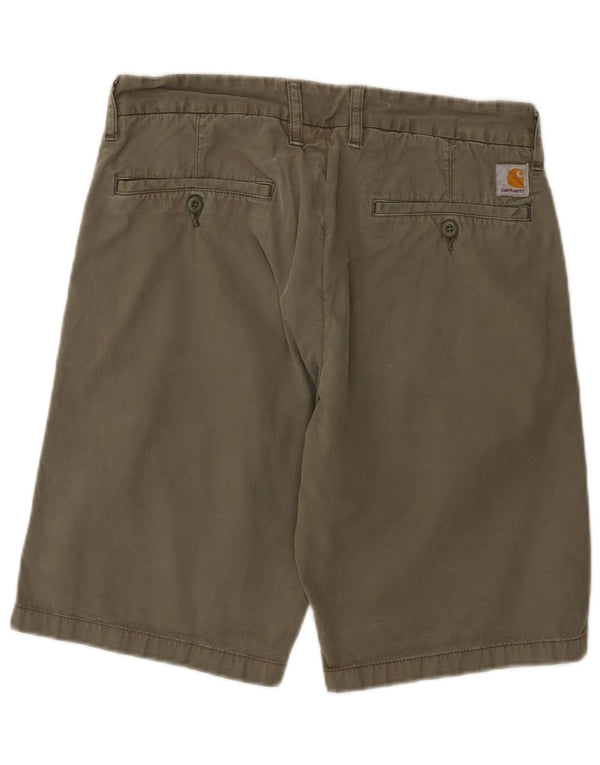 Carhartt Mens Wip Chino Shorts W31 Algodón Caqui Medio