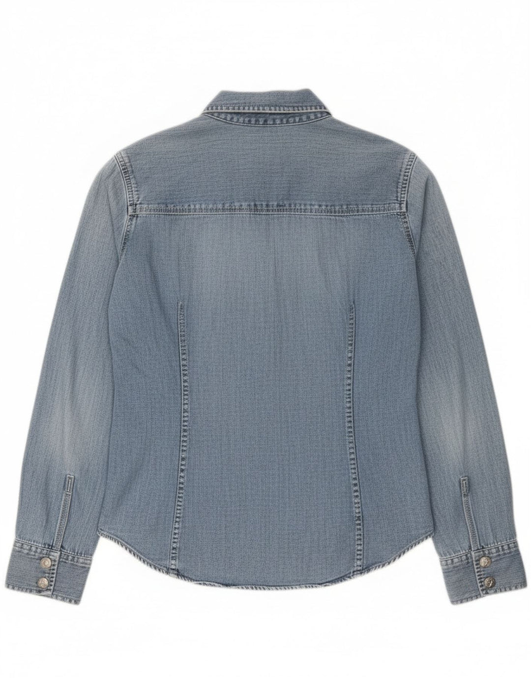 Camisa Vaquera Calvin Klein Jeans Mujer Algodón Azul Medio