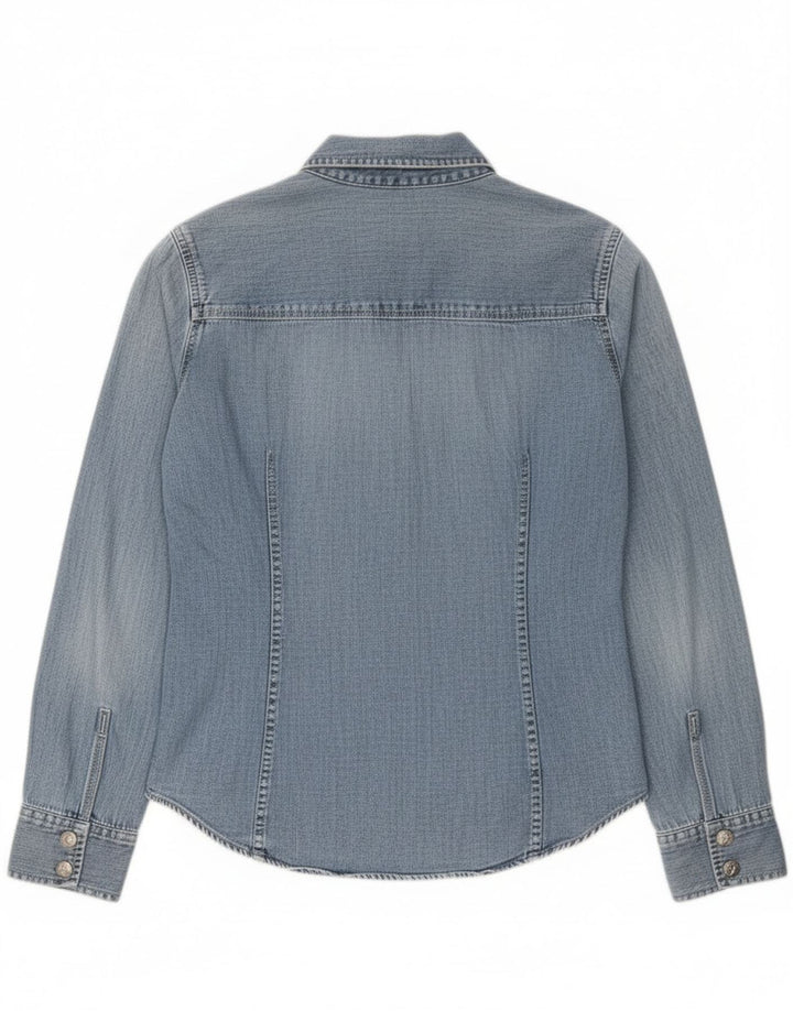 Camisa Vaquera Calvin Klein Jeans Mujer Algodón Azul Medio